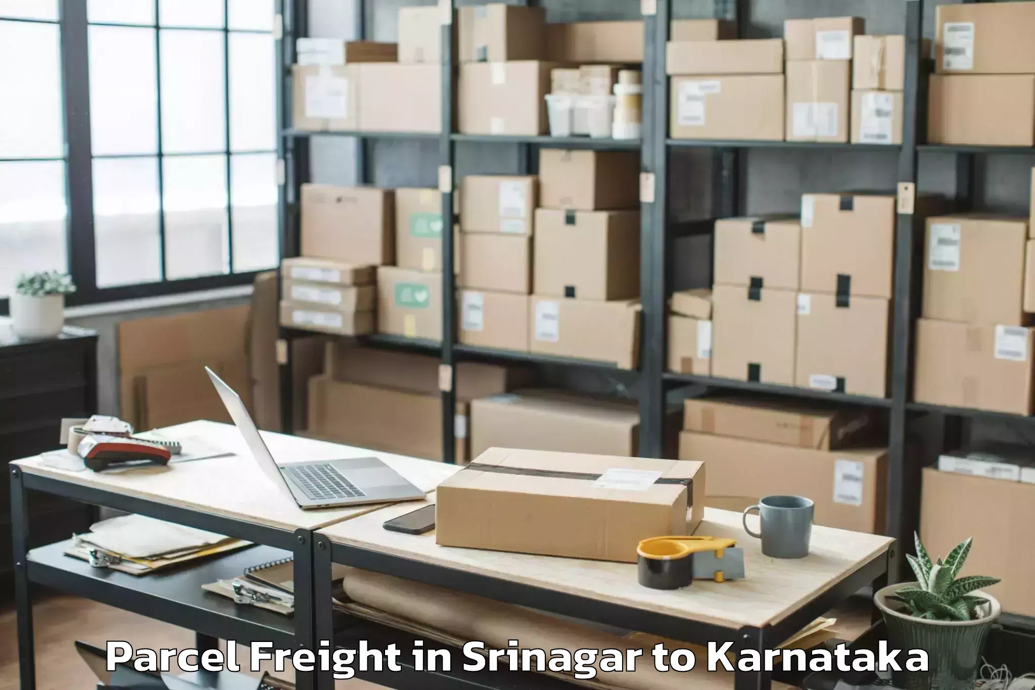 Efficient Srinagar to Gajendragarh Parcel Freight